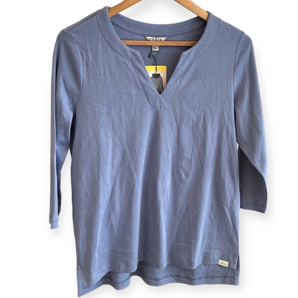 Orvis Notched Neck Tunic Top NWT - Picture 5 of 11
